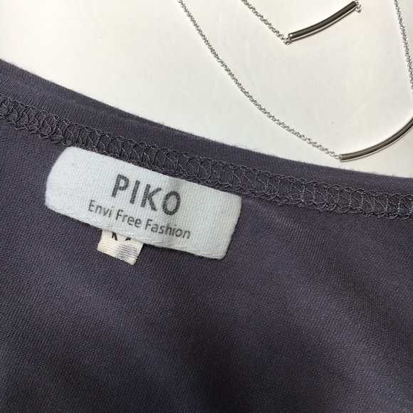 Piko Swing Long Sleeve Bamboo Tunic Shirt Top, szM - Picture 5 of 7